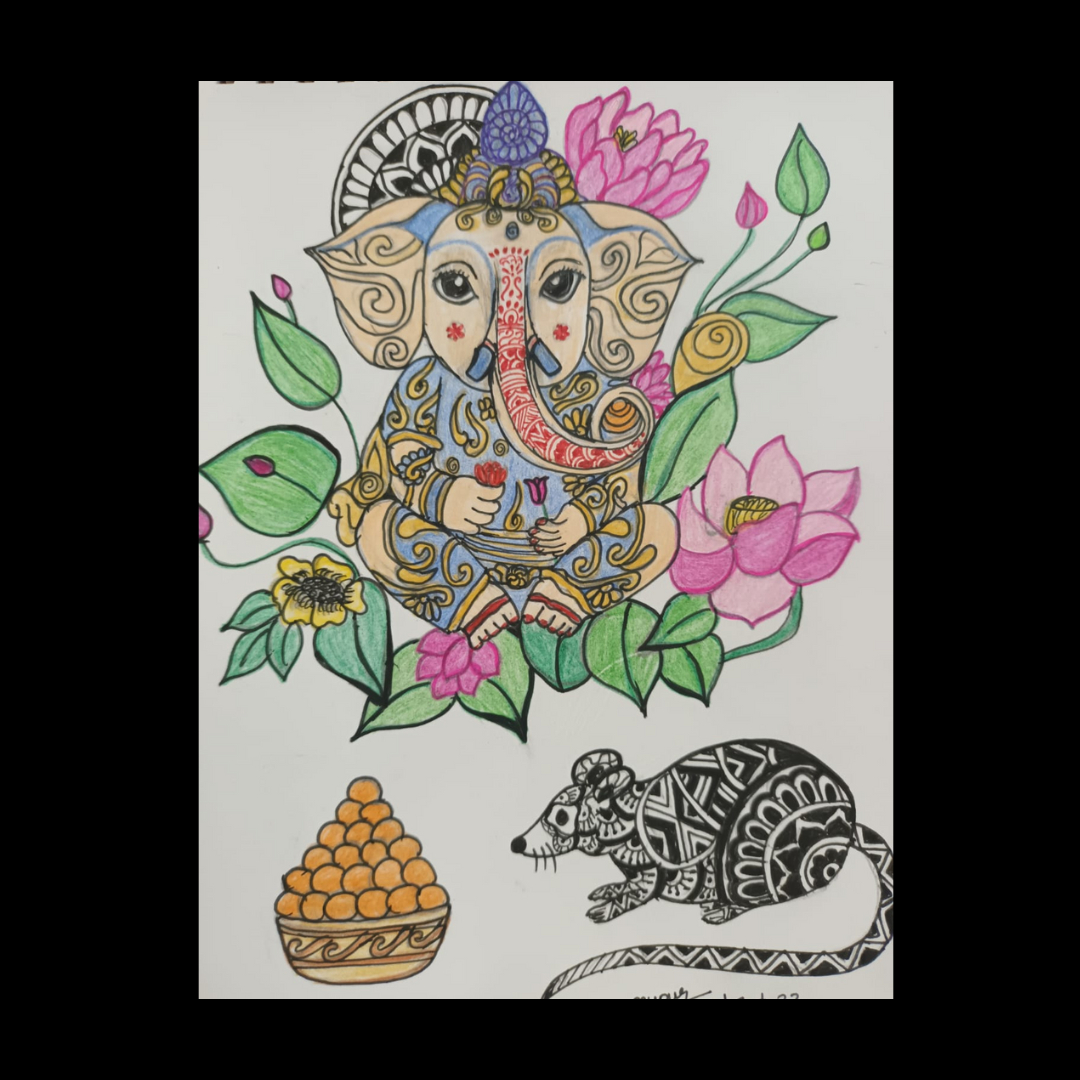 ganesha sketch art